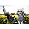 Bobike One Maxi 1P-E BD - Fotelik rowerowy na ramę i bagażnik | 9-22 KG | OLIVE GREEN