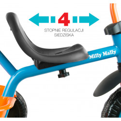 Milly Mally Turbo - Rowerek trójkołowy | BLUE