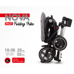 Qplay Nova Eva - Rowerek trójkołowy | RED