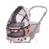 BabyActive Musse Rose - Wózek Głęboko-Spacerowy | zestaw 2w1 | LIGHT DARK GREY/ROSE GOLD