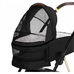 BabyActive Musse Ultra - Wózek Głęboko-Spacerowy | zestaw 2w1 | APRICOT/ROSE GOLD