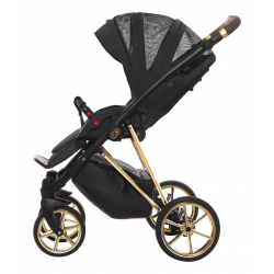 BabyActive Musse Ultra - Wózek Głęboko-Spacerowy | zestaw 2w1 | APRICOT/ROSE GOLD