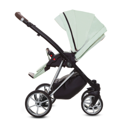 BabyActive MUSSE ULTRA - Wózek Głęboko-Spacerowy | zestaw 3w1 | MINT/CHROM