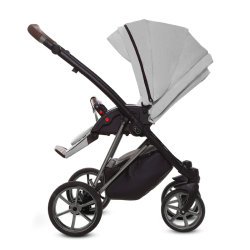 BabyActive MUSSE ULTRA - Wózek Głęboko-Spacerowy | zestaw 3w1 | ZEN/NIKIEL