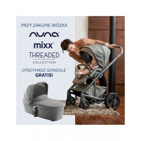 Nuna Mixx - Wózek Głęboko-Spacerowy | zestaw 2w1 | THREADED
