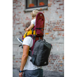 MiniMeis - Nosidełko G4 + plecak | BURGUNDY