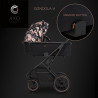 Cavoe Axo Style - Wózek Głęboko-Spacerowy | zestaw 2w1 | LA ROSE