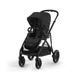 Cybex Gazelle S - Wózek Głęboko-Spacerowy | zestaw 2w1 | MOON BLACK BLK