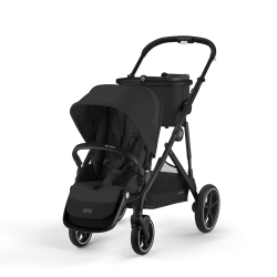 Cybex Gazelle S BLK 2023 - Wózek Głęboko-Spacerowy | zestaw 2w1 | MOON BLACK