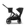 Cybex Gazelle S - Wózek Głęboko-Spacerowy | zestaw 2w1 | MOON BLACK BLK