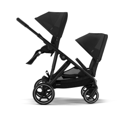 Cybex Gazelle S BLK 2023 - Wózek spacerowy dla bliźniąt | MOON BLACK