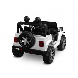 Toyz Jeep Rubicon - Samochód na akumulator | WHITE