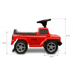 Toyz Jeep Rubicon - Jeździk | PINK