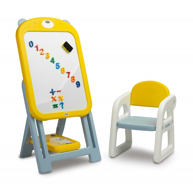 Toyz Tablica Edukacyjna z krzesełkiem TED | YELLOW