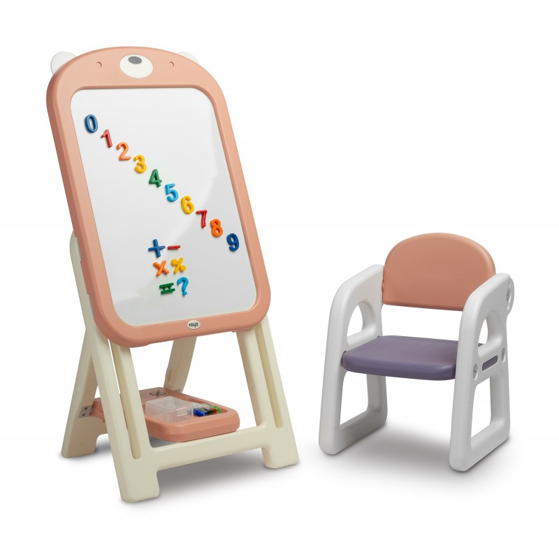 Toyz Tablica Edukacyjna z krzesełkiem TED | PINK