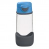 B.BOX - Sportowa butelka tritanowa 450 ml | BLUE SLATE