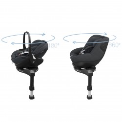 Maxi-Cosi Pebble 360 Pro - Obrotowy fotelik samochodowy 0-13 KG zestaw z bazą | ESSENTIAL GRAPHITE