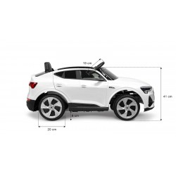 Toyz Audi RS E-Tron Sportback - Samochód na akumulator | WHITE