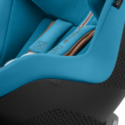 Cybex Sirona Gi i-Size - Obrotowy fotelik samochodowy 0-18 KG | PLUS BEACH BLUE