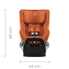 Britax Romer Dualfix Pro - Obrotowy fotelik samochodowy 0-18 KG | MIDNIGHT GREY