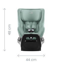 Britax Romer Dualfix 5Z - Obrotowy fotelik samochodowy 61-105 CM | siedzisko bez bazy | GALAXY BLACK