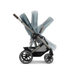 Cybex New Balios S Lux 2023 TPE - Wózek Głęboko-Spacerowy | zestaw 4w1 | SKY BLUE