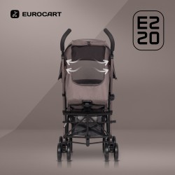 Euro-Cart Ezzo - Wózek spacerowy typu "parasolka" | TAUPE