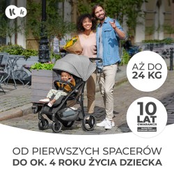 Kinderkraft Trig 2 - Wózek spacerowy | PINK