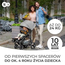 Kinderkraft Trig 2 - Wózek spacerowy | GREY