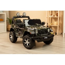 Toyz Jeep Rubicon - Samochód na akumulator | CAMO