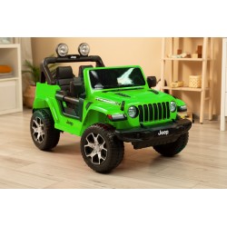 Toyz Jeep Rubicon - Samochód na akumulator | GREEN