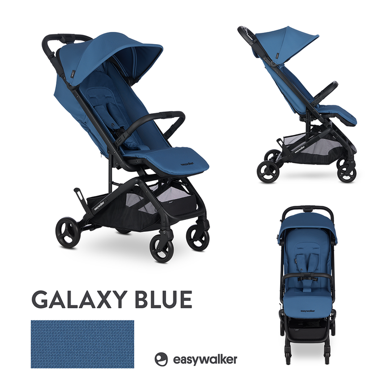 Easywalker Miley 2 - Kompaktowy wózek spacerowy | GALAXY BLUE