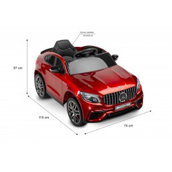 Toyz Mercedes Amg GLC 63S - Samochód na akumulator | RED