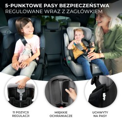 Kinderkraft Comfort Up i-size - Fotelik samochodowy 9-36 KG | PINK