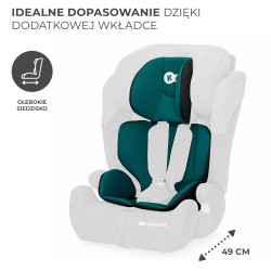 Kinderkraft Comfort Up i-size - Fotelik samochodowy 9-36 KG | GREEN