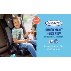 Graco Junior Maxi i-size - Fotelik samochodowy 15-36 KG | MIDNIGHT