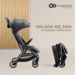 Kinderkraft Nubi 2 - Wózek spacerowy | MYSTIC GREEN