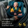 Kinderkraft i-Guard Pro i-Size - Obrotowy fotelik samochodowy 0-18 KG | COOL GREY ***ADAC