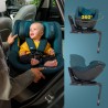 Kinderkraft i-Guard Pro i-Size - Obrotowy fotelik samochodowy 0-18 KG | COOL GREY ***ADAC