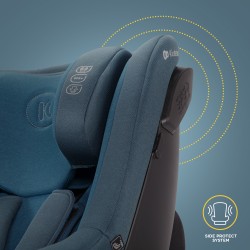 Kinderkraft i-Guard Pro i-Size - Obrotowy fotelik samochodowy 0-18 KG | HARBOR BLUE ***ADAC