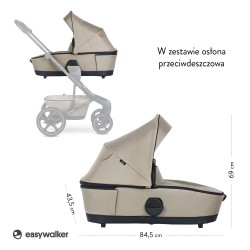 Easywalker Harvey 5 Premium - Wózek Głęboko-Spacerowy | zestaw 2w1 | PEARL TAUPE