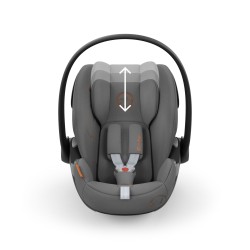 Cybex Cloud G - Rozkładany fotelik samochodowy 40-87 CM | zestaw z bazą | LAVA GREY ****ADAC