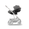 Cybex Cloud G - Rozkładany fotelik samochodowy 40-87 CM | zestaw z bazą | LAVA GREY ****ADAC