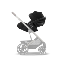 Cybex Cloud G - Rozkładany fotelik samochodowy 40-87 CM | zestaw z bazą | MOON BLACK ****ADAC