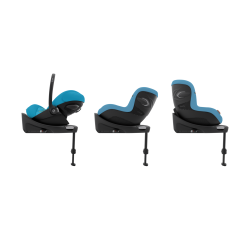 Cybex Cloud G - Rozkładany fotelik samochodowy 40-87 CM | zestaw z bazą | PLUS BEACH BLUE ****ADAC