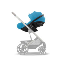 Cybex Cloud G - Rozkładany fotelik samochodowy 40-87 CM | zestaw z bazą | PLUS BEACH BLUE ****ADAC