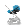 Cybex Cloud G - Rozkładany fotelik samochodowy 40-87 CM | zestaw z bazą | PLUS BEACH BLUE ****ADAC