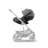 Cybex Cloud G - Rozkładany fotelik samochodowy 40-87 CM | zestaw z bazą | PLUS LAVA GREY ****ADAC