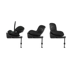 Cybex Cloud G - Rozkładany fotelik samochodowy 40-87 CM | zestaw z bazą | PLUS MOON BLACK ****ADAC