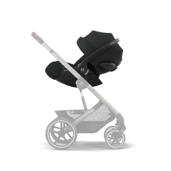 Cybex Cloud G - Rozkładany fotelik samochodowy 40-87 CM | zestaw z bazą | PLUS MOON BLACK ****ADAC